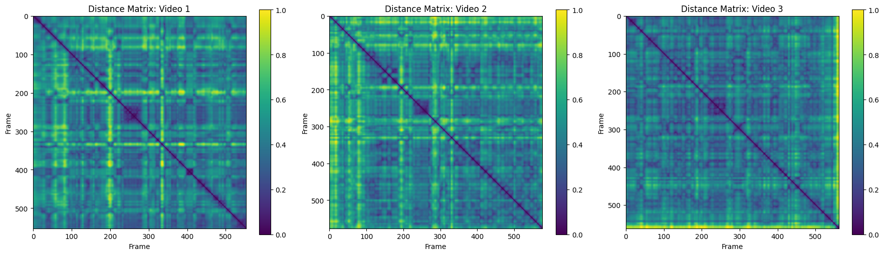 Distance Matrices Heatmap